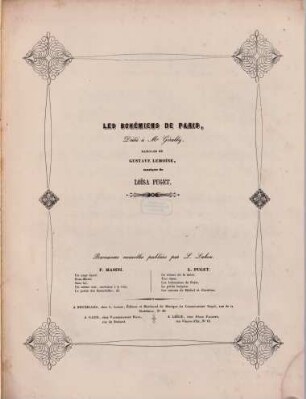 Les Bohèmiens de Paris