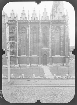 Mühlhausen. Marienkirche (Thomas-Müntzer-Gedenkstätte, Baubeginn 14. Jh.). Teilansicht von Norden