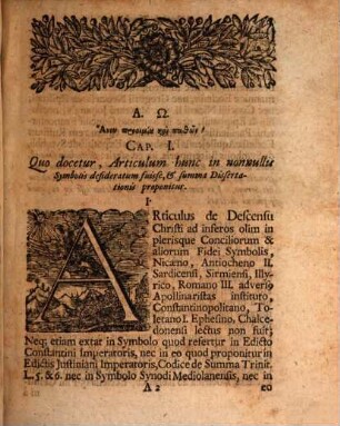 Disp. theol. de descensu Christi ad inferos
