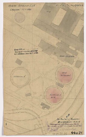 Umbau Kühlturm 1 u. 2, Lageplan