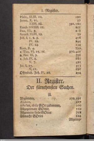 II. Register, Der fürnehmsten Sachen.