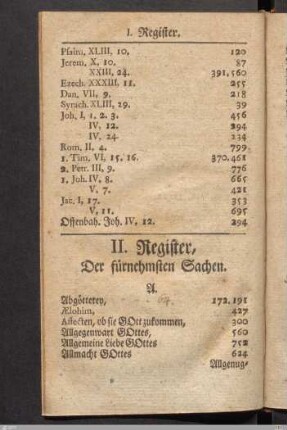 II. Register, Der fürnehmsten Sachen.