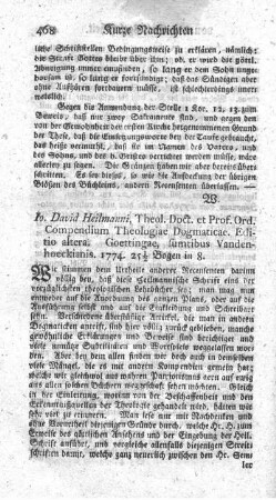 Compendium theologiae dogmaticae. Ed.II.