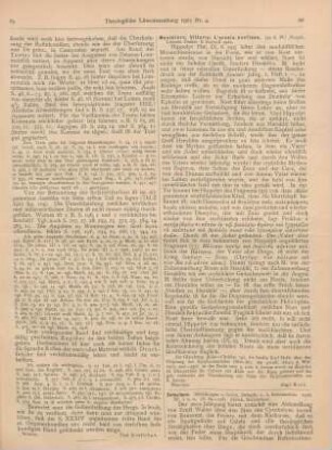 86-87 [Rezension] Zwingliana. Mitteilungen zur Geschichte Zwinglis und der Reformation. 1922, Nr. 1/2. (Bd. IV, Nr. 3 u. 4.)