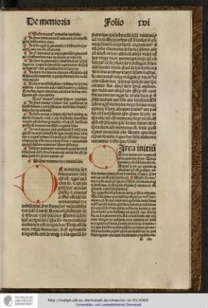 Circa initium libri de memoria et reminiscentia queritur primo utrum memoria sit solum preteritorum.