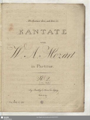 Allerbarmer höre, ach höre &c. : Kantate ; No. 2