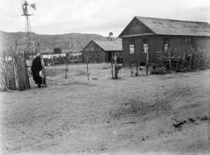 In Valle de Guadalupe : Dorf mit Häusern