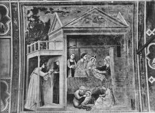 Marien- und Christusleben, Jüngstes Gericht, Allegorien der Tugenden und Laster — Marien- und Christusvita — Geburt Mariens