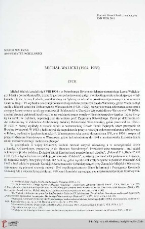 36: Michał Walicki (1904 - 1966)