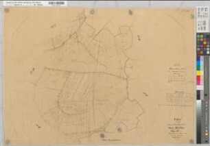 Dorlar (Schmallenberg), Separation Dorlar, Brouillonkarte Flur 11