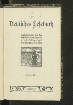 Teil 2: Deutsches Lesebuch