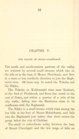 Chapter V. The valley of Nipal - continued