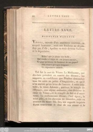Lettre XXXII.