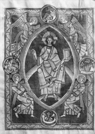 Codex Vyssegradensis / Kodex vyšehradský — Majestas Domini, Folio 9v
