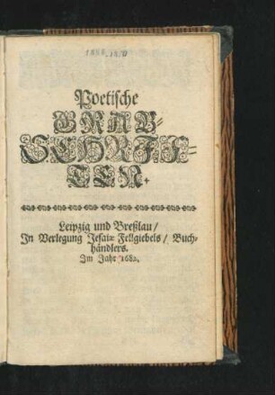Poetische Grab-Schriften