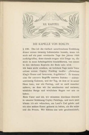XII. Kapitel - Die Kapelle von Roslyn