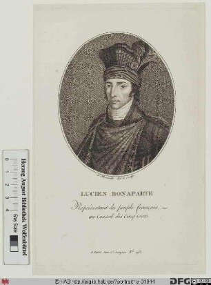 Bildnis Lucien Bonaparte, 1807 prince de Canino et Musignano