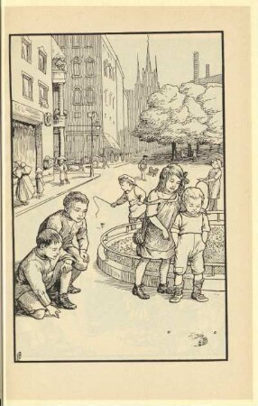 [Kinderspiel auf der Straße]