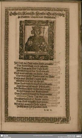 Ottho III. Römische Keyser, Großhertzog zu Sachsen, Engern und Westphalen