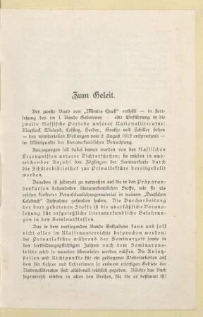 Zum Geleit