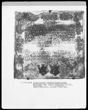 Epitaph der Anna Castner