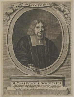 Bildnis des Christianus Scriverius