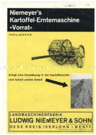 Kartoffel-Erntemaschine