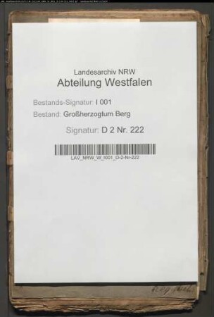 Die an Hülsenbeck vererbpachtete Nirzenaer Brücke