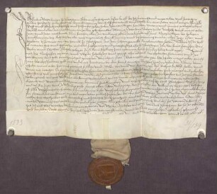 Gültbrief des Endris Vetter zu Pforzheim gegen das Predigerinnenkloster daselbst