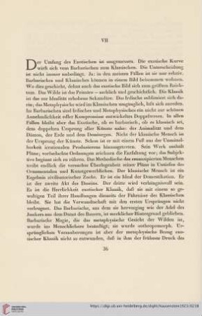 VII Wirklichkeit