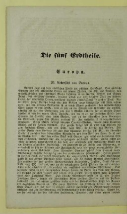 26. Uebersicht von Europa