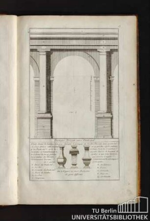 18. Portique Toscan avec Piedestal.