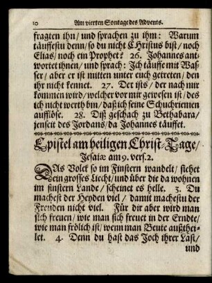 Epistel am heiligen Christ-Tage/ ...