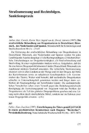 177-183, Strafzumessung und Rechtsfolgen. Sanktionspraxis