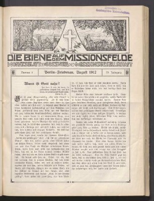 Nummer 8. August 1912