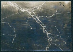 Foto des Geländes zwischen Vermelles und Hulluch (Luftbild)