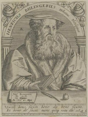 Bildnis des Henricus Bulingerus