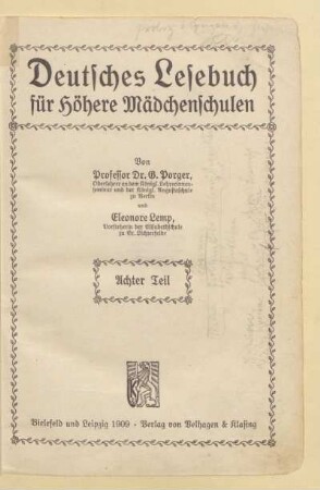Teil 8 = Klasse 2, [Schülerband]: [Teil 8 = Klasse 2, [Schülerband]]