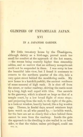 XVI. In a Japanese garden