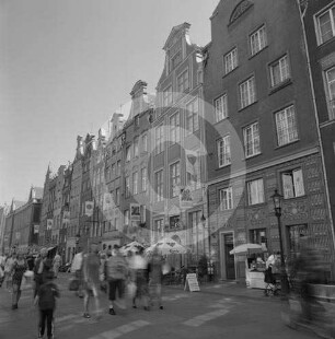 Bürgerhäuser der ul. Długa (Langgasse) Danzig