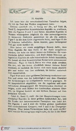 III. Kapitäle