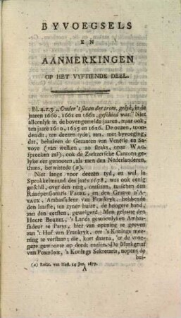 Byvoegsels En Aanmerkingen Voor Het ... Deel Der Vaderlandsche Historie Van Jan Wagenaar, 15