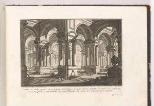 Gruppo di Scale (Weitläufige Räume mit Treppenanlagen), aus der Folge "Prima Parte di Architetture e Prospettive"