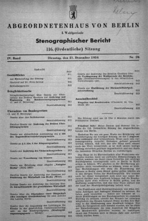 Nr. 28 (116), 21. Dezember 1954