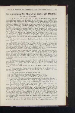 Die Sammlung der Flurnamen Schleswig-Holsteins