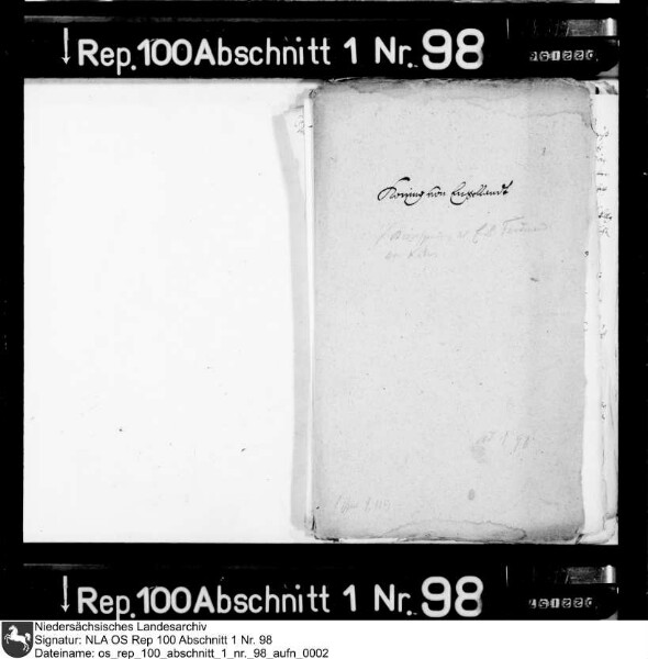 Korrespondenz Bischof Franz Wilhelms mit dem Kurfürsten von Köln über Kriegs- und Reichsangelegenheiten Enthält u.a.: Schreiben Kaiser Ferdinands III. an Kurköln; Schreiben Kurkölns an Kurbrandenburg; Korrespondenz Franz Wilhelms mit Leutnant Köpper; Kanzler und Rat des Stifts Minden an Kurköln; Verschiedene Schreiben Ferdinands III.; Graf von Trauttmansdorff an Kurköln; Vereinbarung Kurkölns mit Kurbrandenburg wegen umherstreifender Soldaten; Schreiben des Kurfürsten von Köln an den Administrator von Magdeburg; Kurkölnisches Schreiben an Kaiser Ferdinand III. und Korrespondenz Kurkölns mit Kursachsen; Schreiben der in Nürnberg versammelten Stände an den Kurfürsten von Köln
