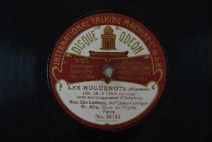 Les huguenots : (Ah! Ah! si j'étais coquette) / (Meyerbeer)