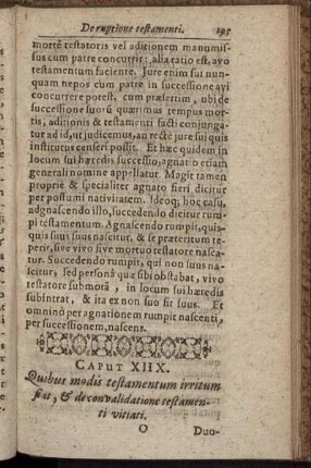 Caput XIIV. Quibus modis testamentum irritum fiat, & de convalidatione testamenti vitiati.