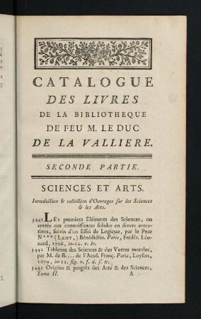 1-538, Sciences et Arts