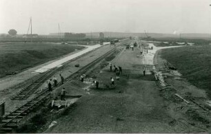 Reichsautobahn München-Ulm Günzburg, Deutschland, 1936-1937